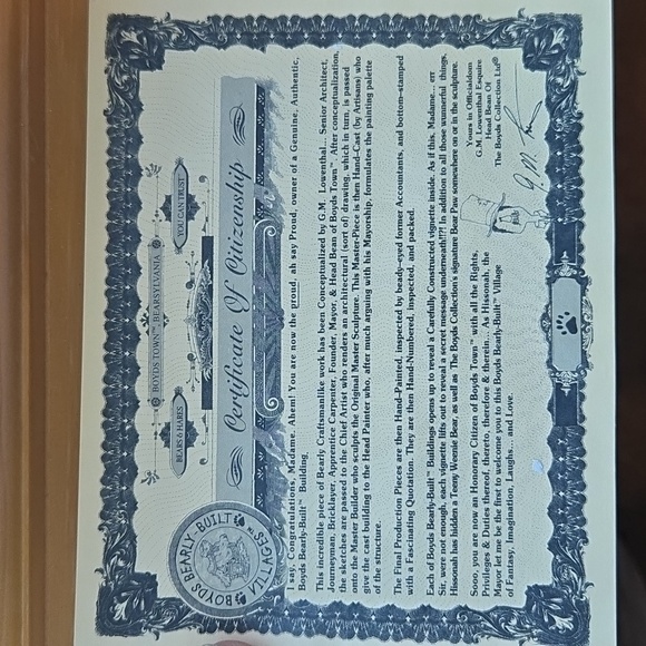 Boyds Bearly Built Snowglobe - Picture 8 of 9